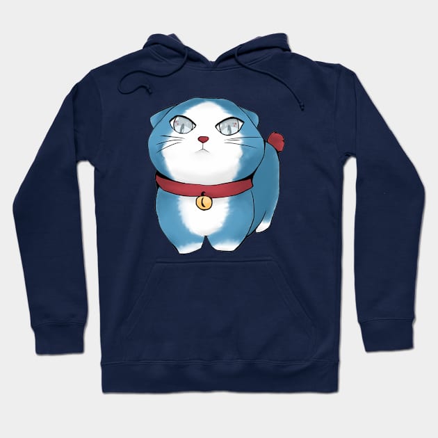 Kawaii Neko Cat Japanese Hoodie by borneoliveco